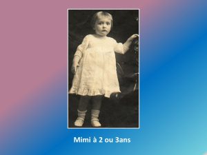 Mimi à deux ou trois ans